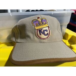 KC Kansas City Monarchs Negro League Baseball Hat Cap Crown Logo